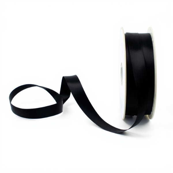 woric 120 Yards Black Ribbon 1-1/2 Inch Black Satin Ribbon for Gift ...
